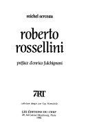 Copertina  Roberto Rossellini