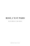 Copertina  Rose, c'est Paris