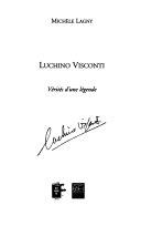 Copertina  Luchino Visconti : verites d'une legende
