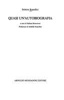 Copertina  Quasi un'autobiografia