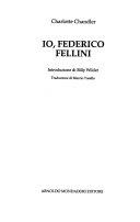 Copertina  Io, Federico Fellini
