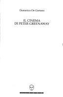 Copertina  Il cinema di Peter Greenaway