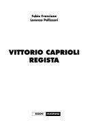 Copertina  Vittorio Caprioli, regista