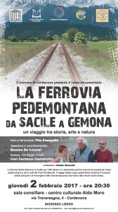 Copertina  La ferrovia pedemontana da Sacile a Gemona : un viaggio tra storia, arte e natura