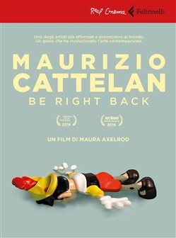 Copertina  Maurizio Cattelan : be right back