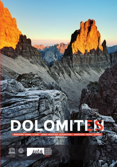 Copertina  Dolomiti : montagna, uomini, storie