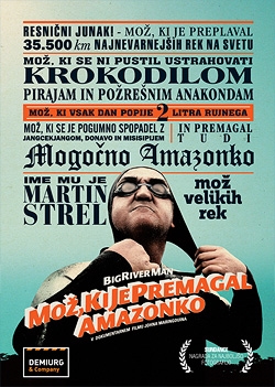 Copertina  Mož, ki je premagal Amazonko = Big river man