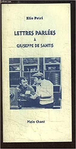 Copertina  Lettres parlées à Giuseppe de Santis