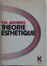 Copertina  Théorie esthétique