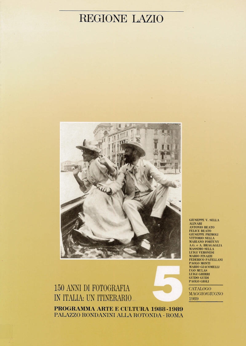 Copertina  150 anni di fotografia in Italia : un itinerario