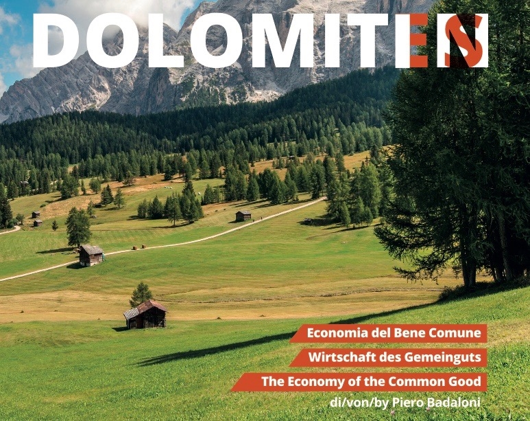 Copertina  Dolomiti : Economia del Bene Comune