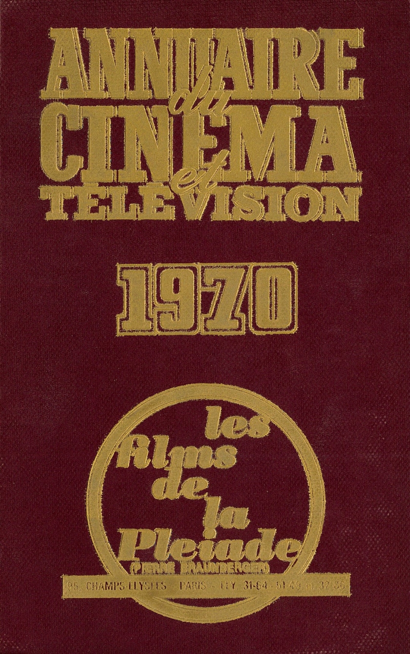 Copertina  Annuaire du cinéma et télévision 1970