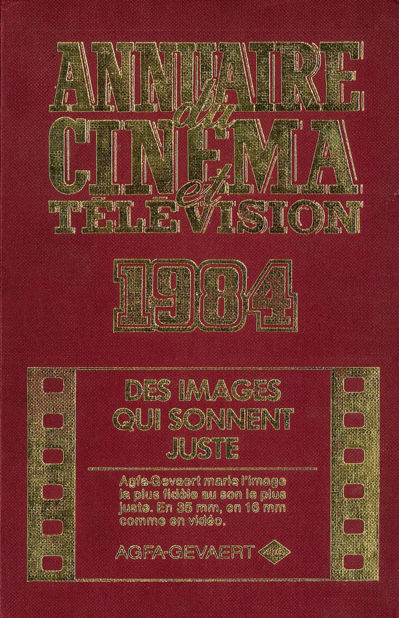 Copertina  Annuaire du cinéma et télévision 1984