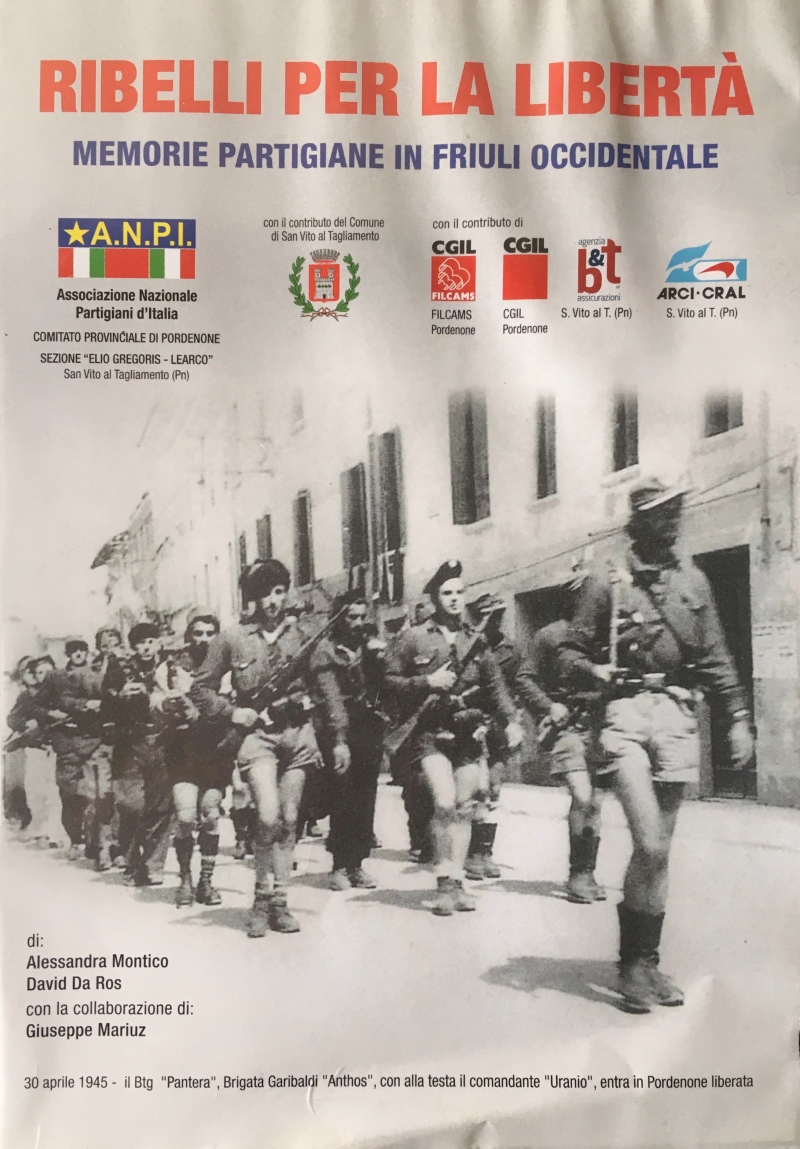 Copertina  Ribelli per la libertà - memorie partigiane in Friuli occidentale