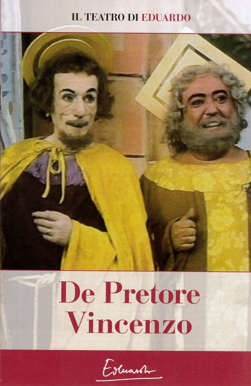 Copertina  De Pretore Vincenzo