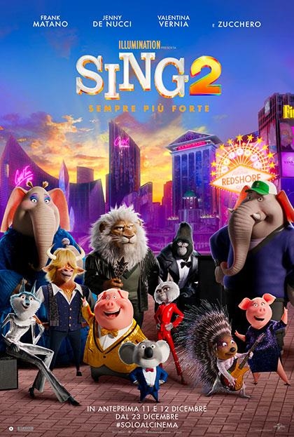 Copertina  Sing 2 : sempre più forte