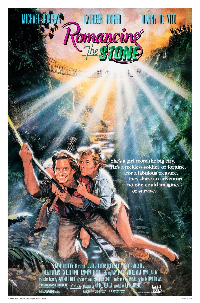 Copertina  Romancing the Stone = All'inseguimento della pietra verde