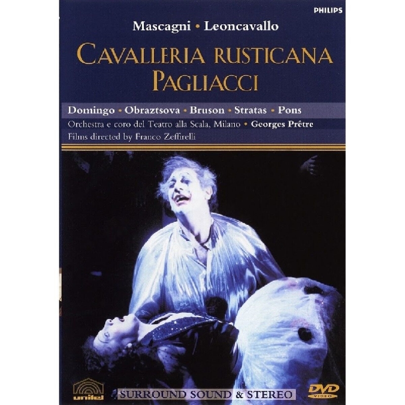 Copertina  Cavalleria rusticana ; Pagliacci