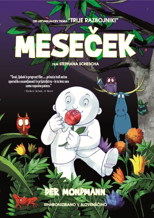 Copertina  Meseček = Der Mondmann