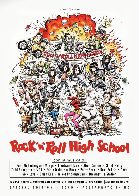 Copertina  Rock 'n' Roll High School = Il liceo del rock 'n' roll