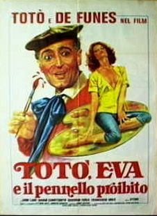Copertina  totò, eva e il pennello proibito