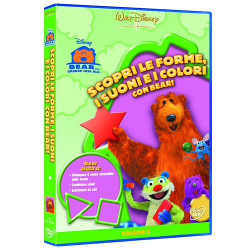 Copertina  bear nella grande casa blu : scopri le forme, i suoni e i colori con bear!