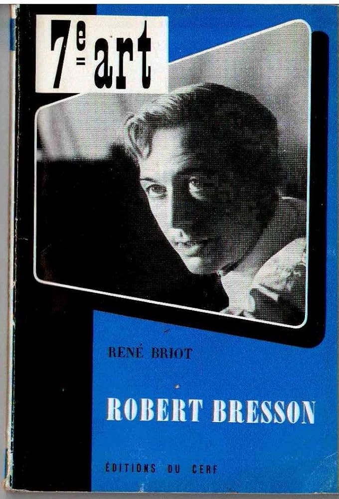 Copertina  Robert Bresson