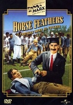 Copertina  Horse feathers = I fratelli Marx al college