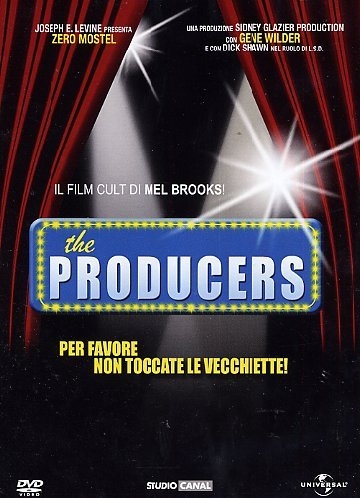 Copertina  The producers = Per favore non toccate le vecchiette!