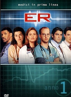 Copertina  E.R. : medici in prima linea. Anno 1