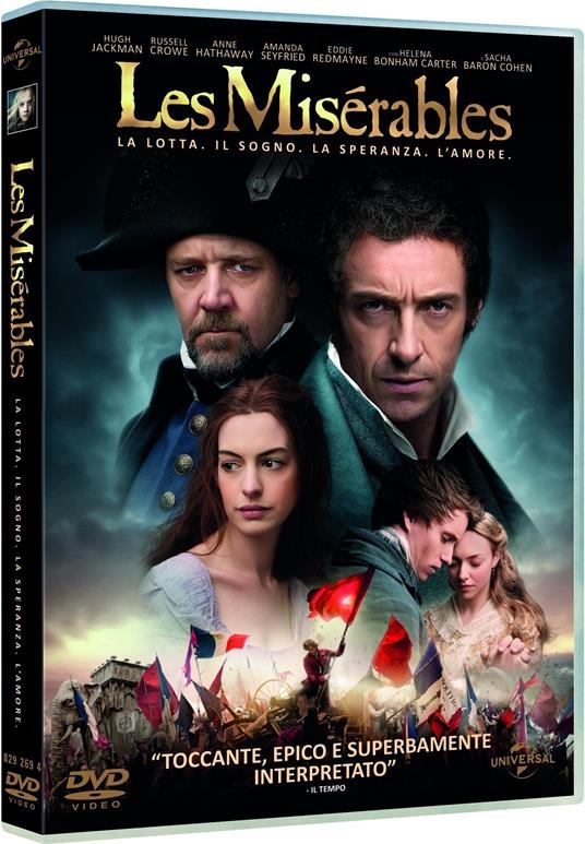 Copertina  Les Misérables : la lotta, il sogno, la speranza, l'amore