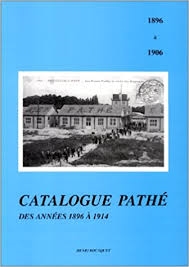 Copertina  Catalogue Pathé des années 1896 à 1914