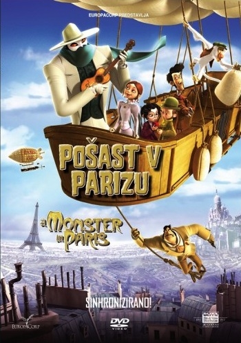 Copertina  Pošast v Parizu = A monster in Paris